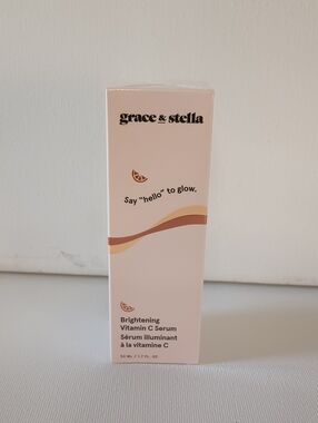 grace & stella Brightening Vitamin C Serum 1.7 OZ  New